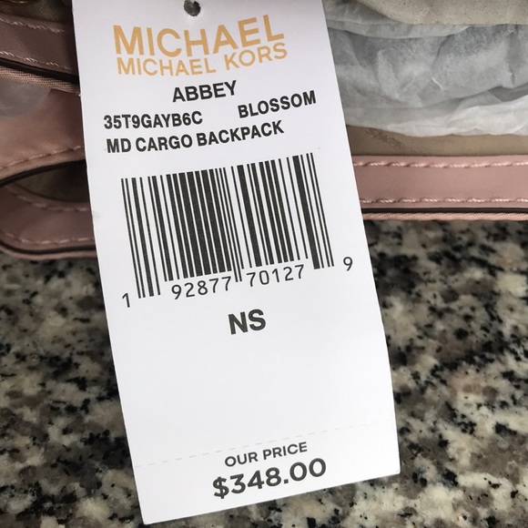 Michael Kors Nylon Blossom cargo med backpack - Picture 6 of 6